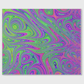psychodelische Texturen Geschenkpapier (Flach)