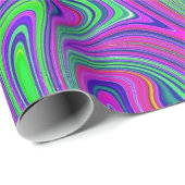 psychodelische Texturen Geschenkpapier (Rolleneckpunkt)