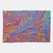 psychodelische Texturen Geschirrtuch (Horizontal)