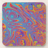 psychodelische Texturen Getränkeuntersetzer (Vorderseite)