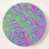 psychodelische Texturen Getränkeuntersetzer (Vorne)