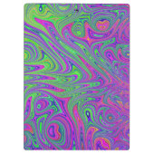 psychodelische Texturen Klemmbrett (Rückseite)