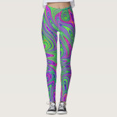 psychodelische Texturen Leggings (Vorderseite)