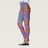 psychodelische Texturen Leggings (Links)