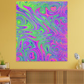 psychodelische Texturen Leinwanddruck (Insitu (Wohnzimmer))