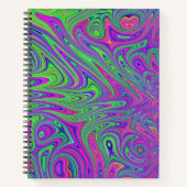 psychodelische Texturen Notizblock (Vorderseite)