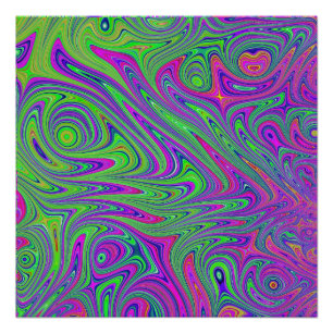 psychodelische Texturen Poster