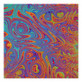psychodelische Texturen Poster (Vorderseite)