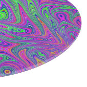 psychodelische Texturen Schneidebrett (Ecke)