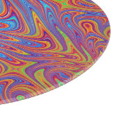 psychodelische Texturen Schneidebrett (Ecke)