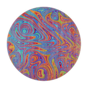 psychodelische Texturen Schneidebrett