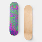 psychodelische Texturen Skateboard (Vorderseite)