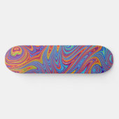 psychodelische Texturen Skateboard (Horizontal)