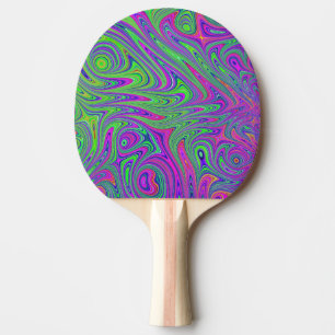 psychodelische Texturen Tischtennis Schläger