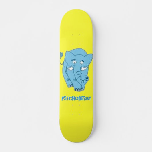 PSYCHODERBY FRED DAS ELEFANT-BRETT SKATEBOARD (Vorne)