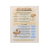 Psychoedukation Infoblatt Prokrastination Notizblock (Rotiert)