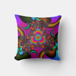 Psycholdelikatskissen aus Fraktal Kissen