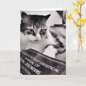 Psycholocat leere Anmerkungs-Karte Karte (Gelbe Blume)