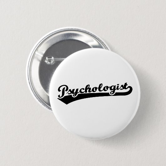 Psychologe Button (Vorne & Hinten)