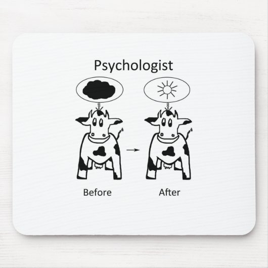 Psychologe Caofline Mousepad (Vorne)
