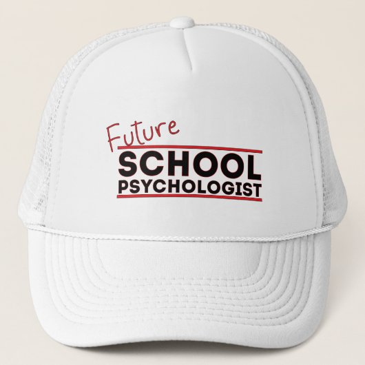 Psychologe der künftigen Schule Truckerkappe (Vorderseite)