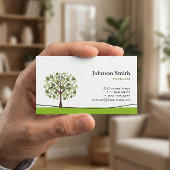 Psychologe - Eleganter Wunschbaum Visitenkarte