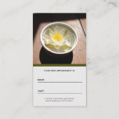 Psychologe - Elegantes natürliches Thema Terminkarte (Rückseite)