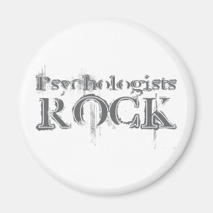 Psychologe-Felsen Magnet