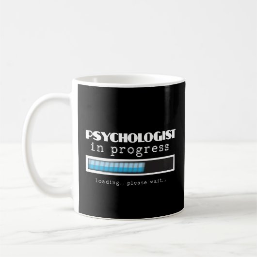 Psychologe-Fortschritt PsyD Psychologie-Major Kaffeetasse (Links)