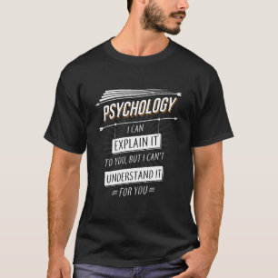 Psychologe geben lustiges Design mit Psychologie Q T-Shirt