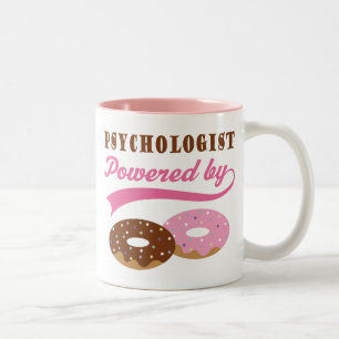 Psychologe-Geschenk (Schaumgummiringe) Zweifarbige Tasse