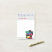 Psychologe Haftnotizen  Post-it Klebezettel (Auf Schreibtisch)