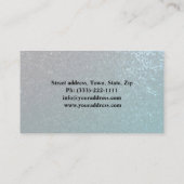 Psychologe Heiratsberaterin kühne Initialen Visitenkarte (Rückseite)