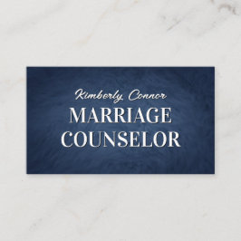 Psychologe Heiratsberaterin Smooth Fur Textur Visitenkarte