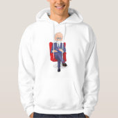 Psychologe im Anzug mit Notepad Sitzen Hoodie (Vorderseite)