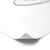 Psychologe im Anzug mit Notepad Sitzen Poster (Ecke)