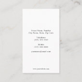 Psychologe Imitate Gold Psi Symbol Visitenkarte (Rückseite)