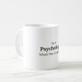 Psychologe Kaffeetasse (Vorderseite Links)