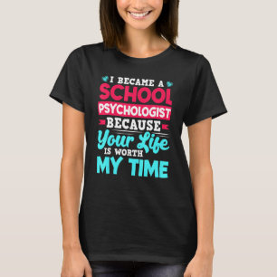 Psychologe Lehrerin Psychologie T-Shirt