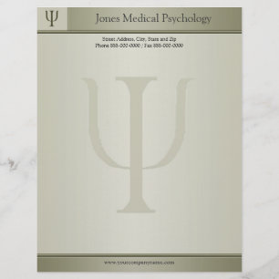 Psychologe Letterhead Briefbogen