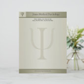 Psychologe Letterhead Briefbogen (Stehend Vorderseite)