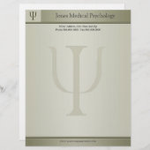 Psychologe Letterhead Briefbogen (Vorne/Hinten)