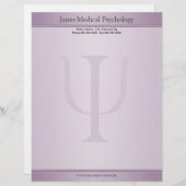 Psychologe Letterhead Briefbogen (Vorne/Hinten)
