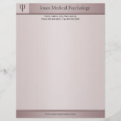 Psychologe Letterhead Briefbogen (Vorderseite)