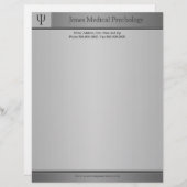 Psychologe Letterhead Briefkopf (Vorne/Hinten)