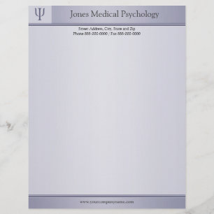 Psychologe Letterhead Briefkopf