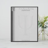 Psychologe Letterhead Briefkopf (Stehend Vorderseite)