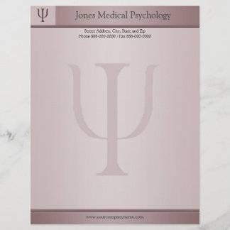 Psychologe Letterhead Briefkopf