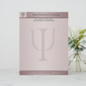 Psychologe Letterhead Briefkopf (Stehend Vorderseite)