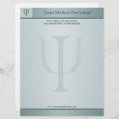 Psychologe Letterhead Briefkopf (Vorne/Hinten)